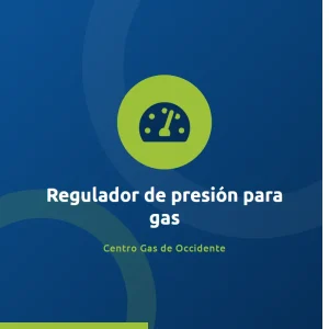 Regulador de presión para gas